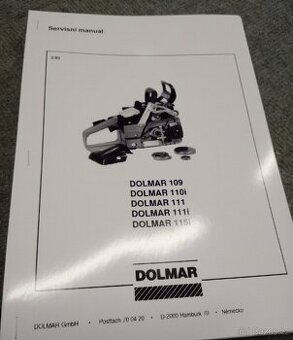 Servisní příručka/katalog dílů Dolmar 109 až 115i
