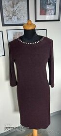 Prodám nové úpletové šaty dl.rukáv