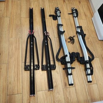 Sada střešních nosičů kol: 2x Thule ProRide 591 + 2 ocelové