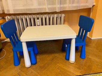 IKEA stůl a židle mammut