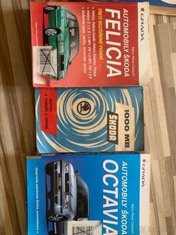 Knížky retro Škoda auto