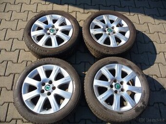 ALU KOLA ŠKODA LINE 5x100 ,FÁBIA I,II, ROOMSTER 185/55R15