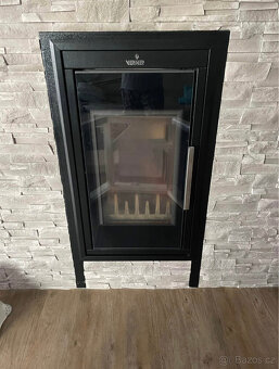 Verner 13/10.2 interierový kotel s vyměníkem zadní přikladán