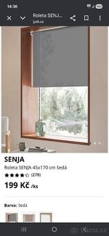 Senja 4 kusy, stahovací rolety,nerozbalené