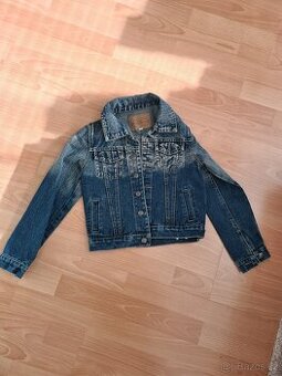 Riflová bunda dětská džíska - nová