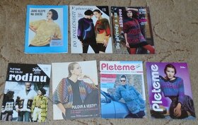 Vzory pro  pletení kniha + časopisy