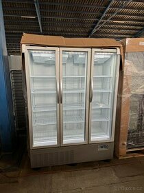 Prosklená chladicí lednice třídveřová - 1