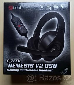 Sluchátka C-TECH Nemesis V2 USB