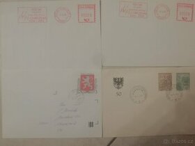 Obálky 950 let Chrudimi, první známka ČR - ks + dalších 5 ks