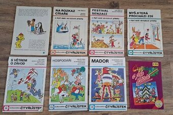 Staré komiksy Čtyřlístku 70 - 90 léta