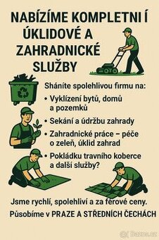 Vyklizeni a zahradnické služby
