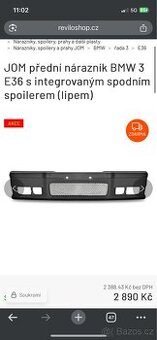 bmw e36 m paket nárazník