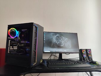 KOMPLET HERNÍ PC SESTAVA RYZEN 5600G RTX 3060 MONITOR 165HZ