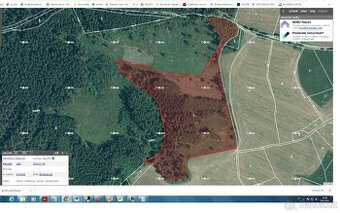 Lesni pozemek 3,7ha podhuri Sumavy Sobesice, Macice Vojnice