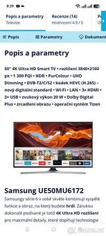 Samsung Smart TV 4K 50 "