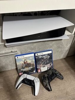 PlayStation 5 + 2 ovladače a hry