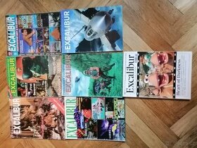 Časopisy Excalibur č. 2, 11, 12, 20, 38, 40, 50