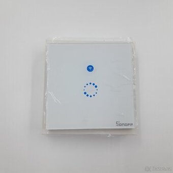2x wifi dotykový vypínač světel Sonoff T4EU1C a T1EU2C