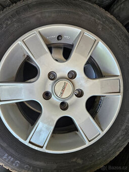 15" alu VW,ŠKODA,SEAT(5x112,6J,ET 40)s pneu 195/65r15