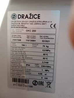 Kombinovaný bojler Dražice OKC 200