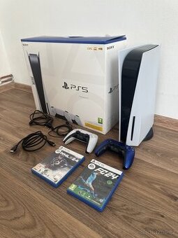 Sony PlayStation 5 1TB (s mechanikou) + 2x ovladač Dualsense