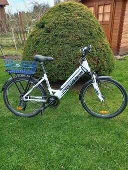 🛴 Dámské elektrokolo Crussis – baterie 17,5 Ah, dojezd až 1
