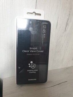 Flipové pouzdro Clear View Cover Samsung Galaxy S21 FE - 1