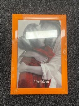 Oranžový foto rámeček NOVÝ
