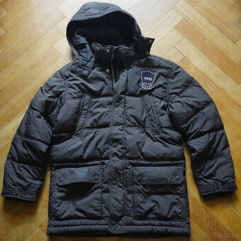 Zimní bunda H&M L.O.G.G. vel. 152 - hnědá