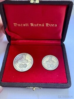 Sada 2 a 4dukátových medailí z roku 1972 Kutná Hora