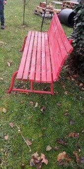 Zahradní lavička , kovová konstrukce