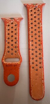 Apple Watch řemínek Nike 45mm oranžový M/L - 1
