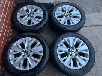 Alu 16" 5x112 VW Spokane pneu 70% G6, Touran