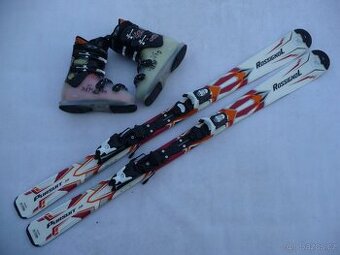 74. Lyže ROSSIGNOL - 130 cm + boty DALBELLO 37,5 eu - set
