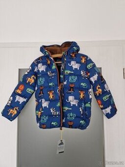 Nová zimní bunda Next, vel.122, voděodolná