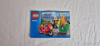 LEGO City 60000 Hasičská motorka