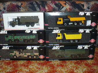 Sběratelské modely náklaďáků TATRA - KADEN 1/43 limitky