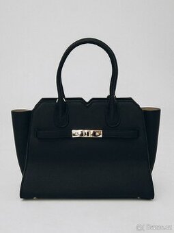 Luxusní kožená kabelka značky LÚNA model LINNÉA