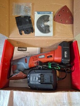 Aku multifunkční oscilační bruska EXTOL 20V