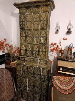 Rozebraná kachlová kamna