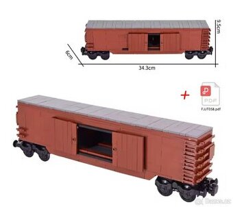 LEGO® City , krytý nákladní vůz, kopie Lego, NOVÉ