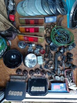 Škoda 1000MB, 100, 110R... náhradní díly.