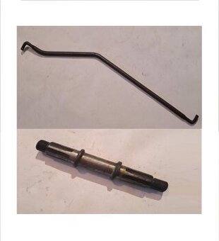 Čz 175/501 skutr nepoužité táhlo řazení, hřídel zadního kola