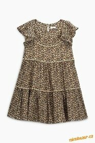Dívčí leopardí šaty/šatičky Next 8-10 let