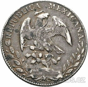 mince stříbro staré Mexiko - 1