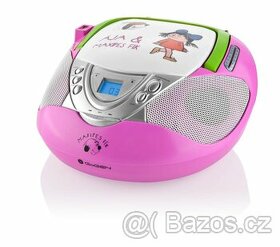Gogen RADIO,CD/MP3/USB, růžový přehrávač