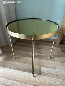 Zuiver Reflect zlatý odkládací stolek, 2ks