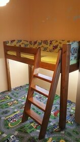 Dětská patrová postel-dřevo masiv