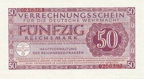Wehrmacht 50 Reichsmark 1944,UNC - 1
