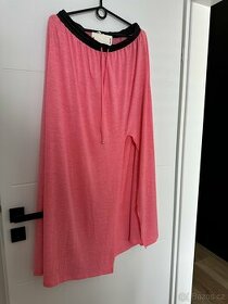 Růžová dlouhá sukně - 1
